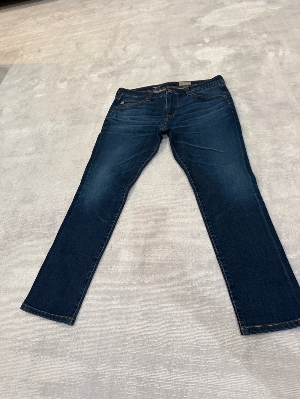 AG Adriano Goldschmied Indigo Blue Denim Jeans - Picture 1 of 3